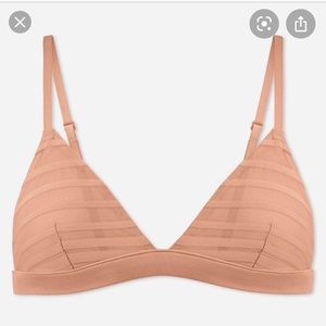 MeUndies Lace Triangle Bralette in Blush